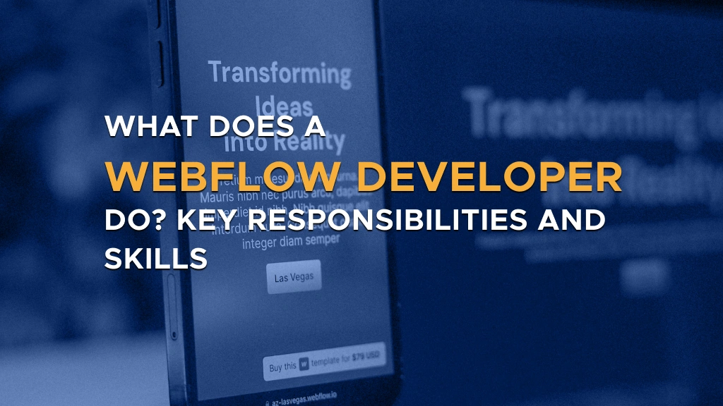 Digis - Software Development Company | What Does a Webflow Developer Do? Key Responsibilities and Skills - Digis Post Banner