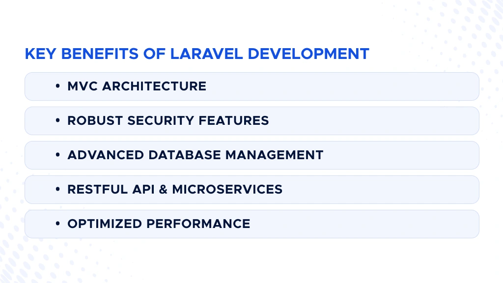 Digis - Software Development Company | Best Laravel Development Firms in Barcelona - Key-Benefits-of-Laravel-Development-2.webp